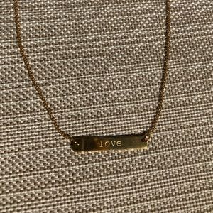 Jook And Nona “love” necklace